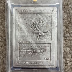 Magic the Gathering Black Lotus Pure Silver Card
