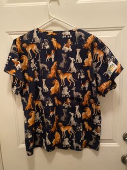 Scrub shirt size small