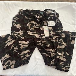 Camouflage Jogger Pants for Women