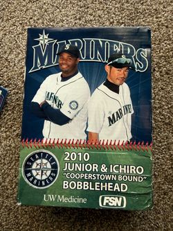 Seattle Mariners Griffey Junior and Ichiro Copperstown Bound Bobblehead 2010
