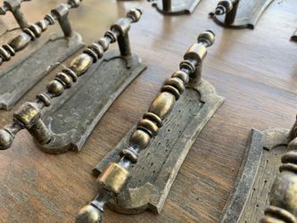 Vintage Brass Cabinet/Drawer Hinges and Handles