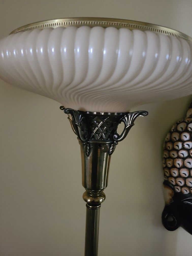 Antique Standing Torch Lamp 