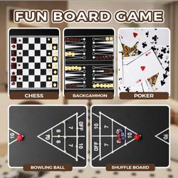 10 in 1 Game Table ** Family Fun***