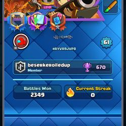 clash royale account for sale