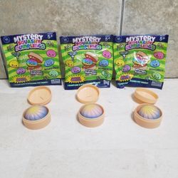 Set of 3 New Squashy Glow in the Dark Dumplings *Mystery Surprise Dumpling*