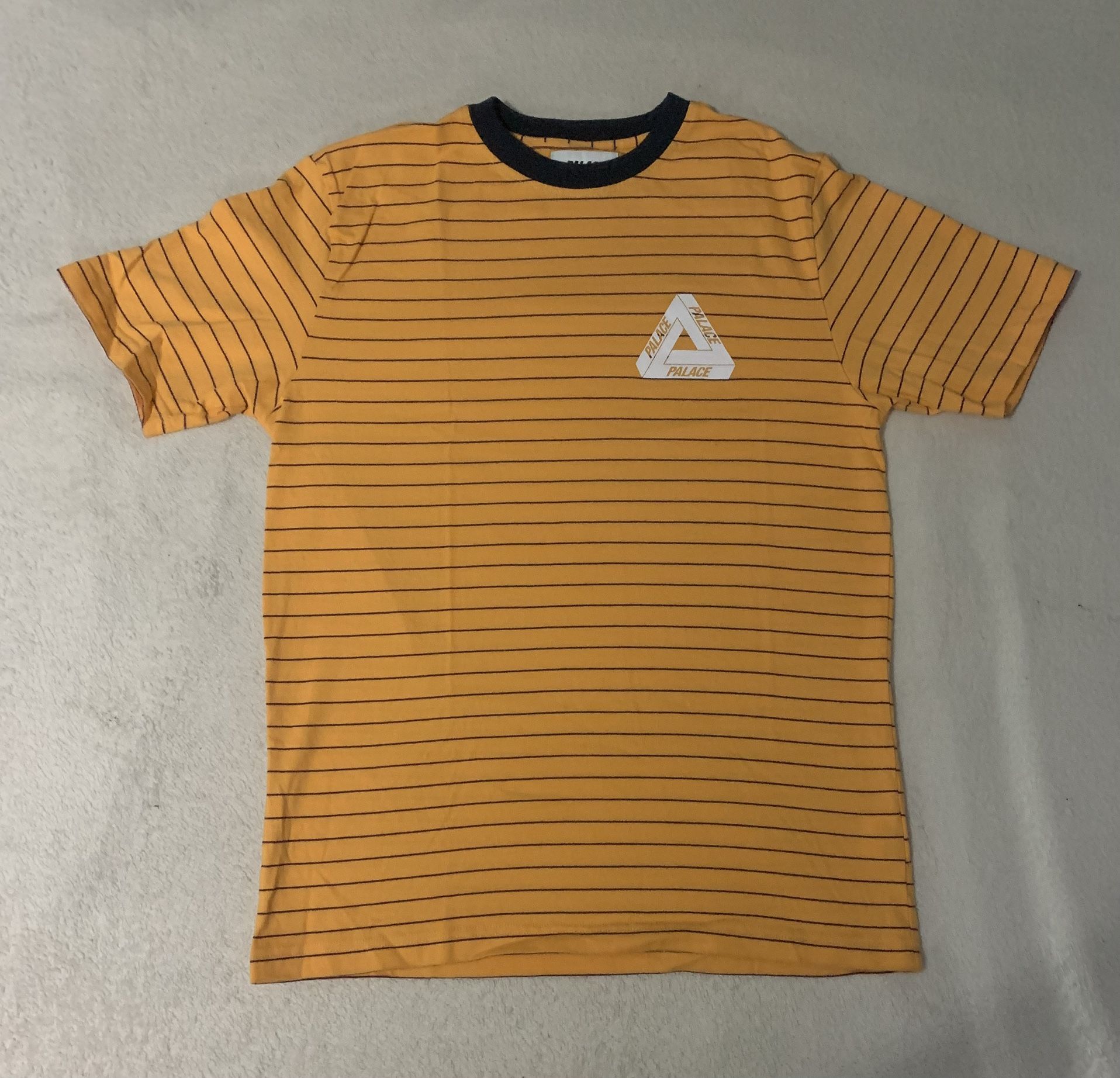 Palace Petit Stripe 220 T-Shirt Orange/Purple 
