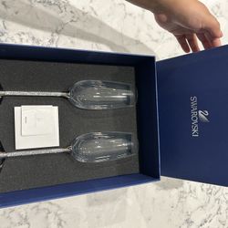 Swarovski Champagne Flutes 