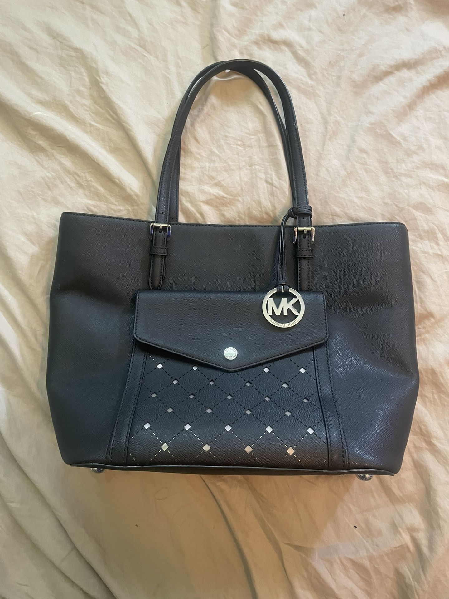 Michael Kors, Black Leather Person Perfect Condition