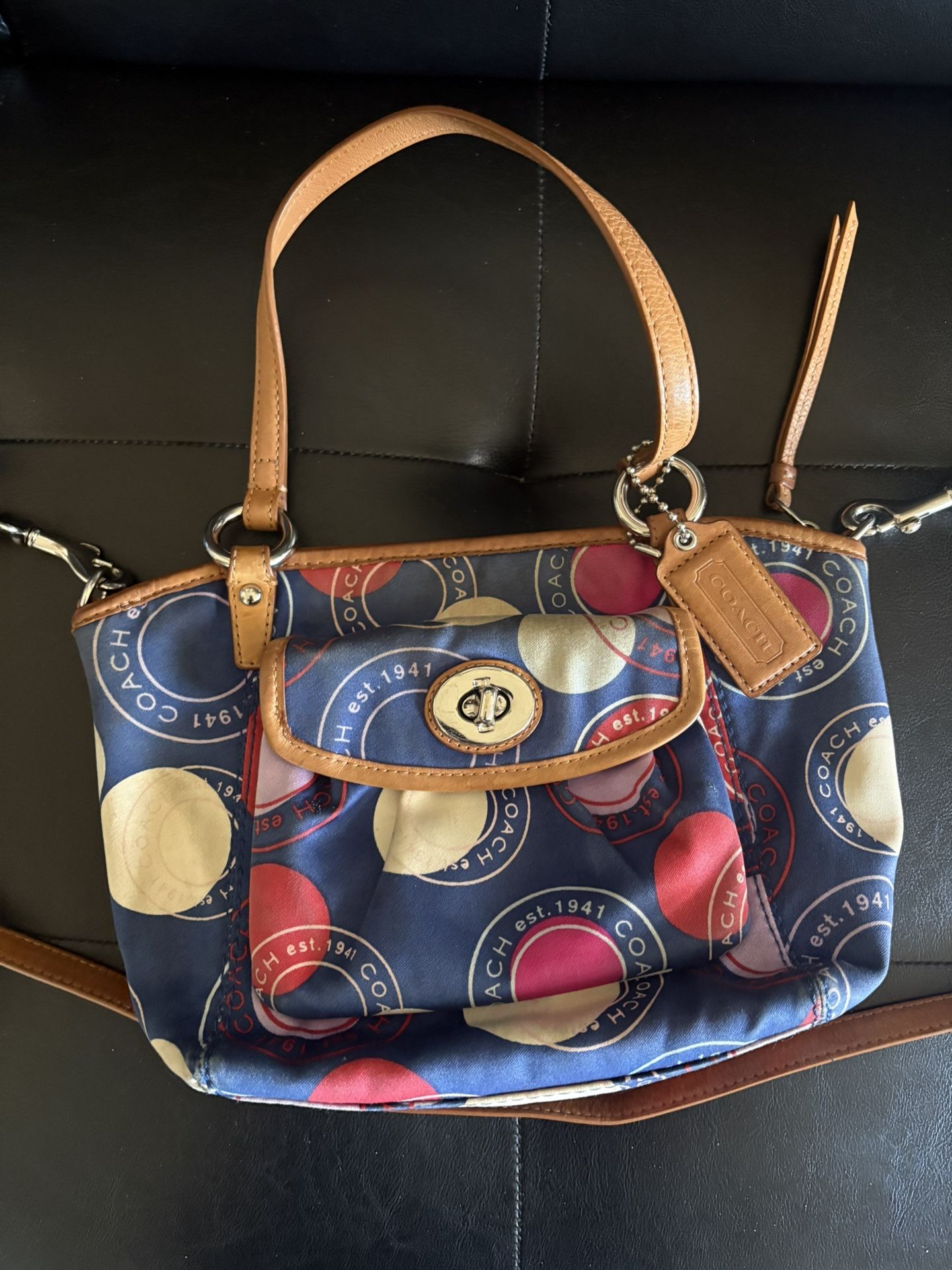 Coach Signature Mini Canvas Tote Bag