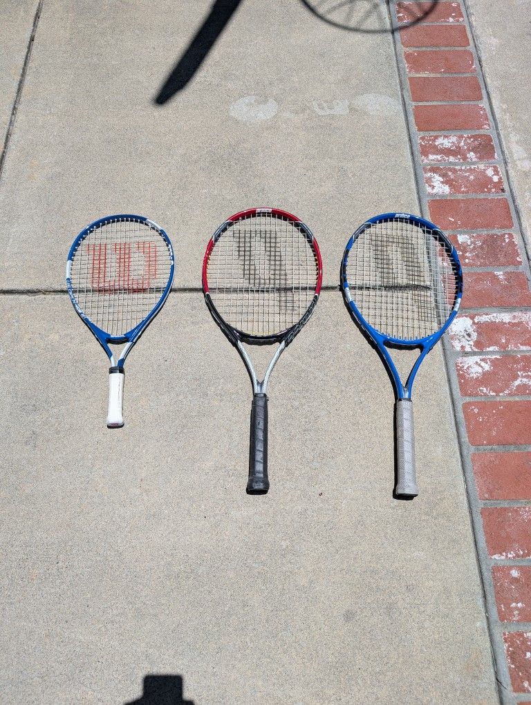 Princeton And Wilson Tennis Rackets Like New