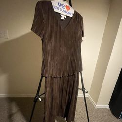 Elegant Brown Dress