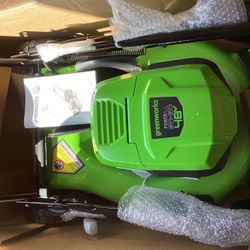 Green works Lawn Mower