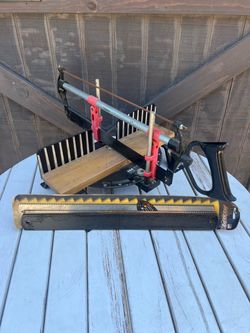Miter Box Saw Set with Hand Saw