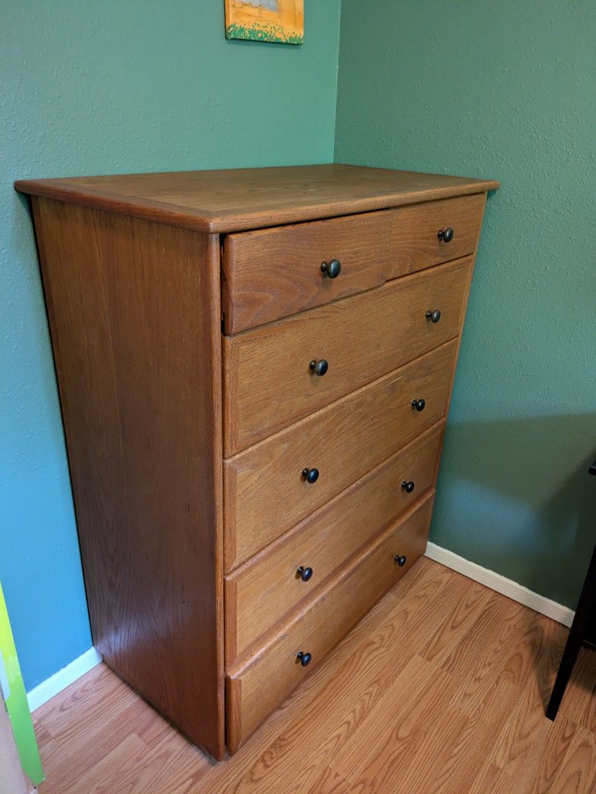 Solid Oak Dresser