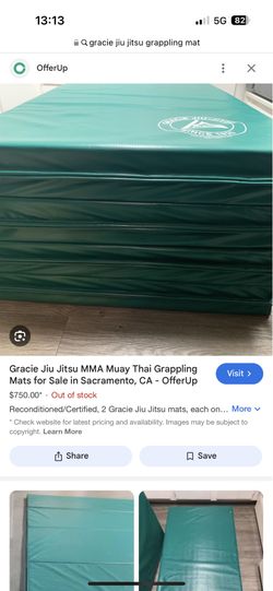Gracie Jiu Jutsu Grappling Mat Gi for Sale in Carmel by the sea CA OfferUp