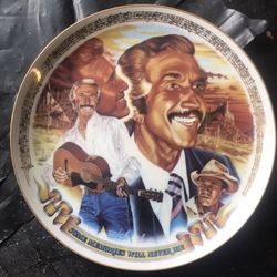 Vintage 1983 - Marty Robbins Commemorative Plate - Great American Stars