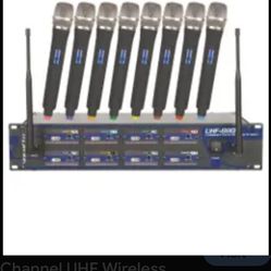 Voco-8 Piece Wireless Mic Set