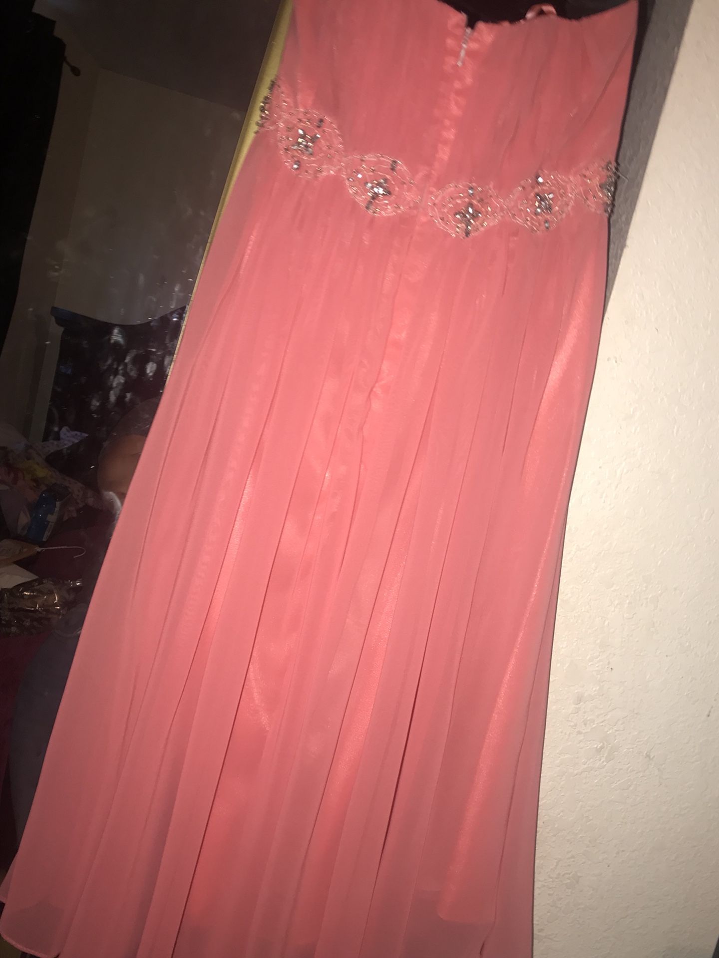 Coral Party Dress