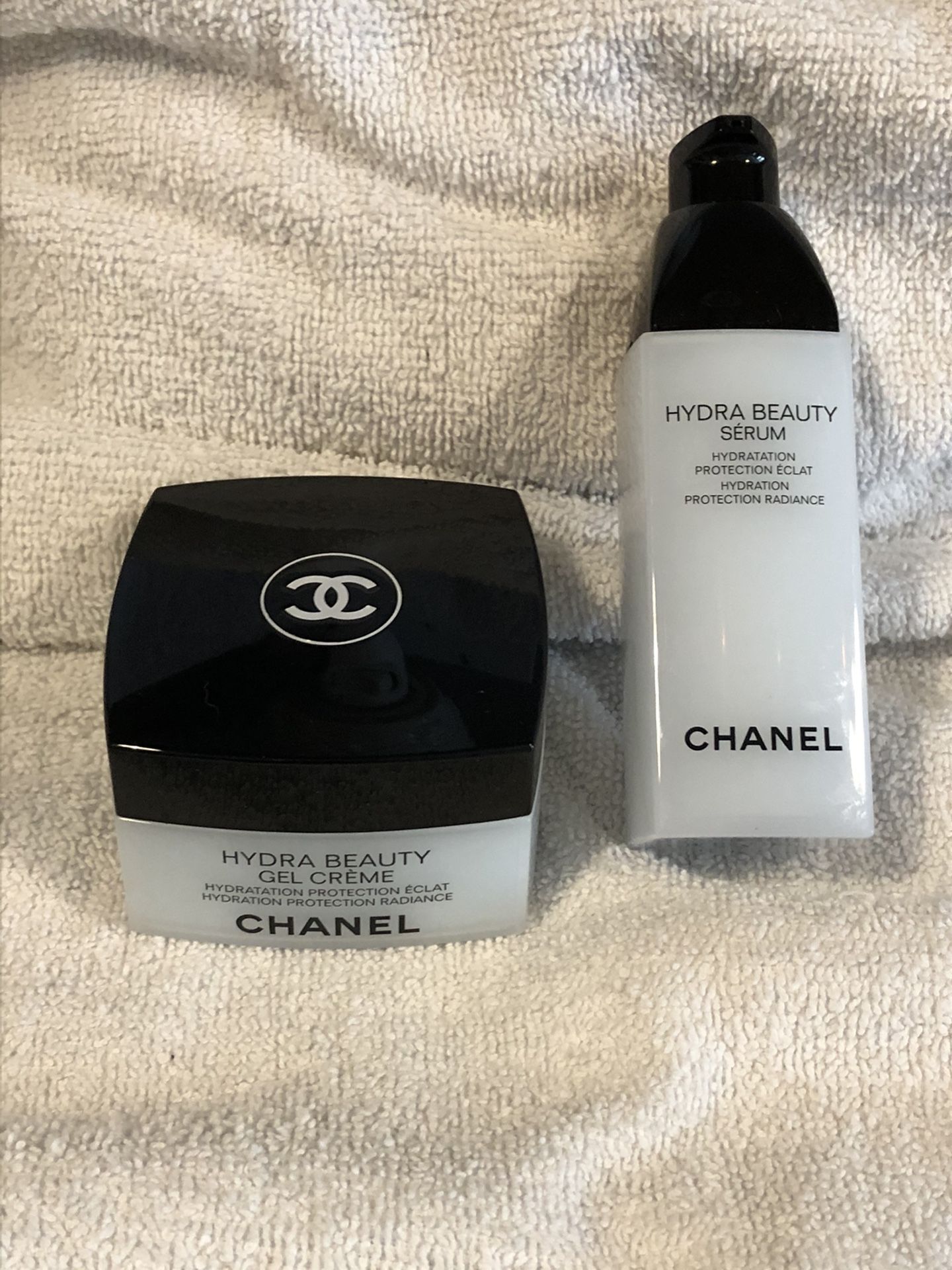 Authentic CHANEL Hydra Beauty Creme & Serum set makeup products - New!!