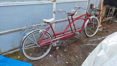 VINTAGE 1960's FIRESTONE JAMAICAN TANDEM BIKE  AS-IS