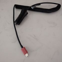 Usb C Type C to 12V Car Cigarette Lighter Socket Female Converter Adapter I5y0, Black