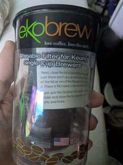 New - Ekobrew Reusable Filter for Keurig Coffee Brewers