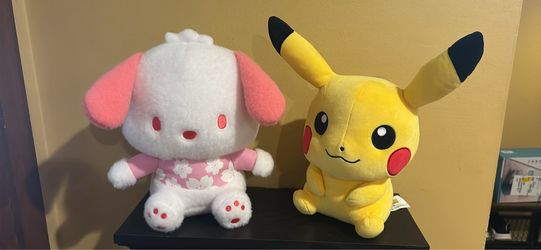 Cinnamoroll and Pikachu Plush Set