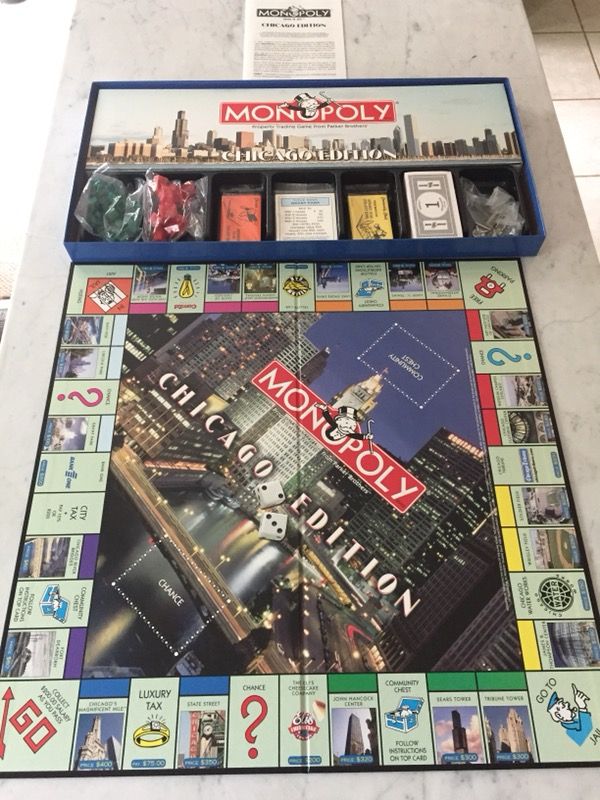 Monopoly board game - CHICAGO Edition