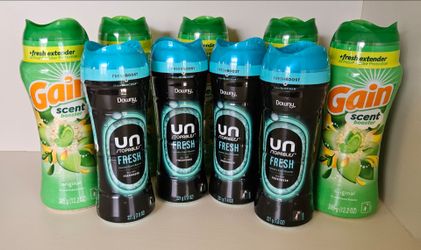9-Pack Laundry Scent Booster Lot (Gain & Unstopables)