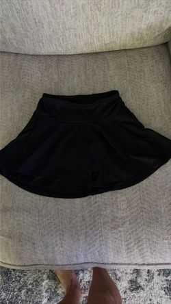 Girls black dance Skort Sz 8
