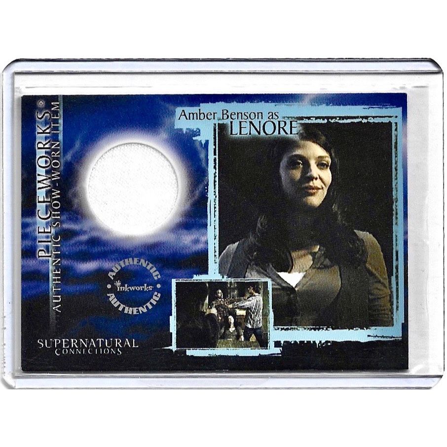 Rare Supernatural Connections Amber Benson Lenore Pieceworks Costume Relic Card
