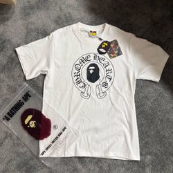 Bape chrome heart tee