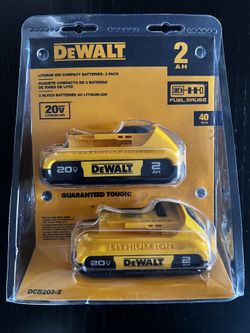 Dewalt 20v 2Ah Batteries