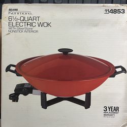 Kenmore 6.5 Quart Electric Wok for Sale in Lake View Terrace, CA - OfferUp