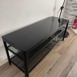 IKEA Gettorp – TV STAND, BLACK, 120 X 40 cm