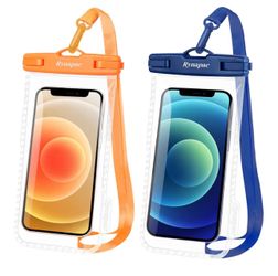 Brandnew 2 Pack Waterproof Phone Case