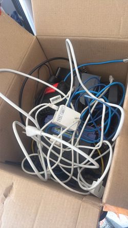 Random internet boxes cords