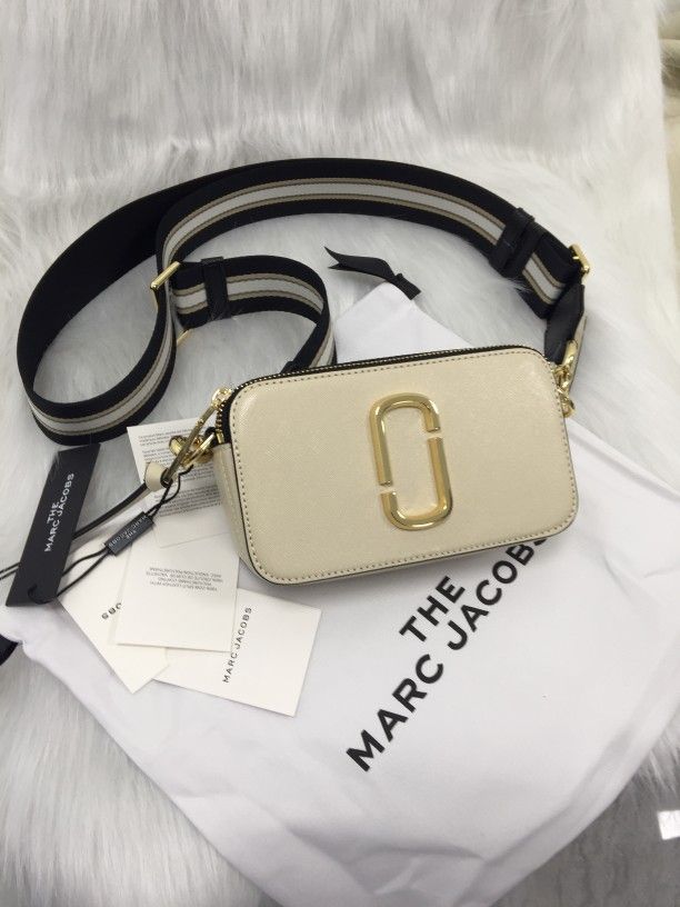 Marc Jacobs The Snapshot Crossbody Bag Cloud White