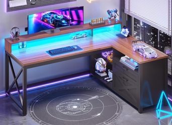 Gaming Desk with Drawers