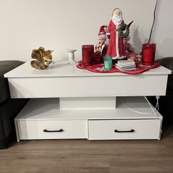 White Tv Stand