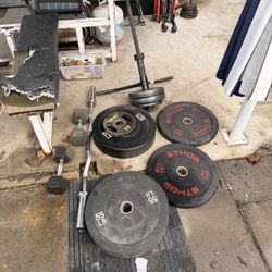 Weights And Heavy Duty Bench