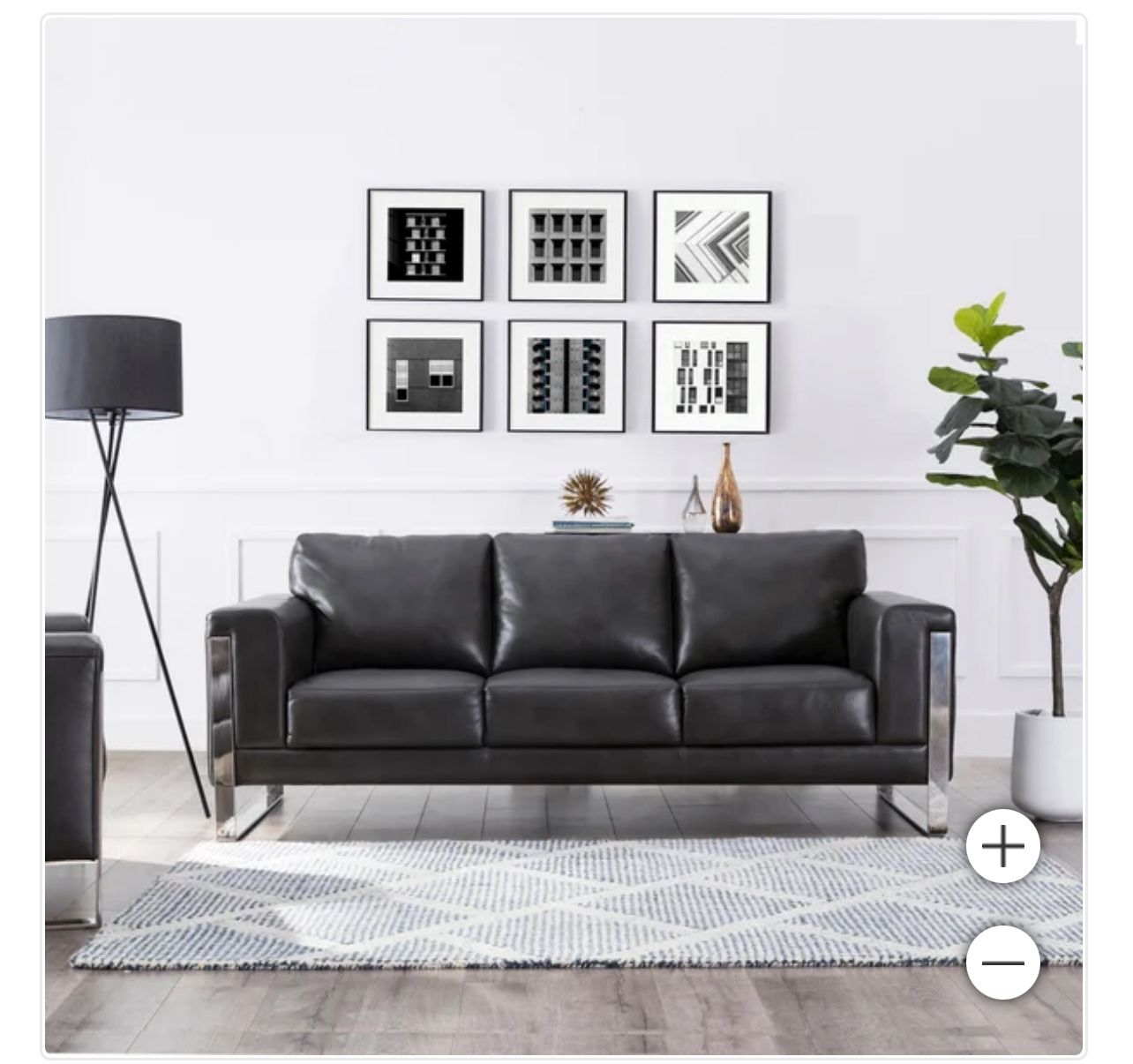 Amiens Top Grain Leather Sofa