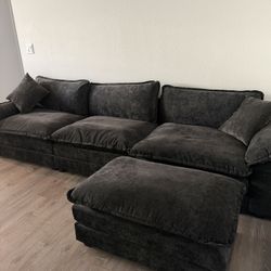 Dark Grey Sectional 