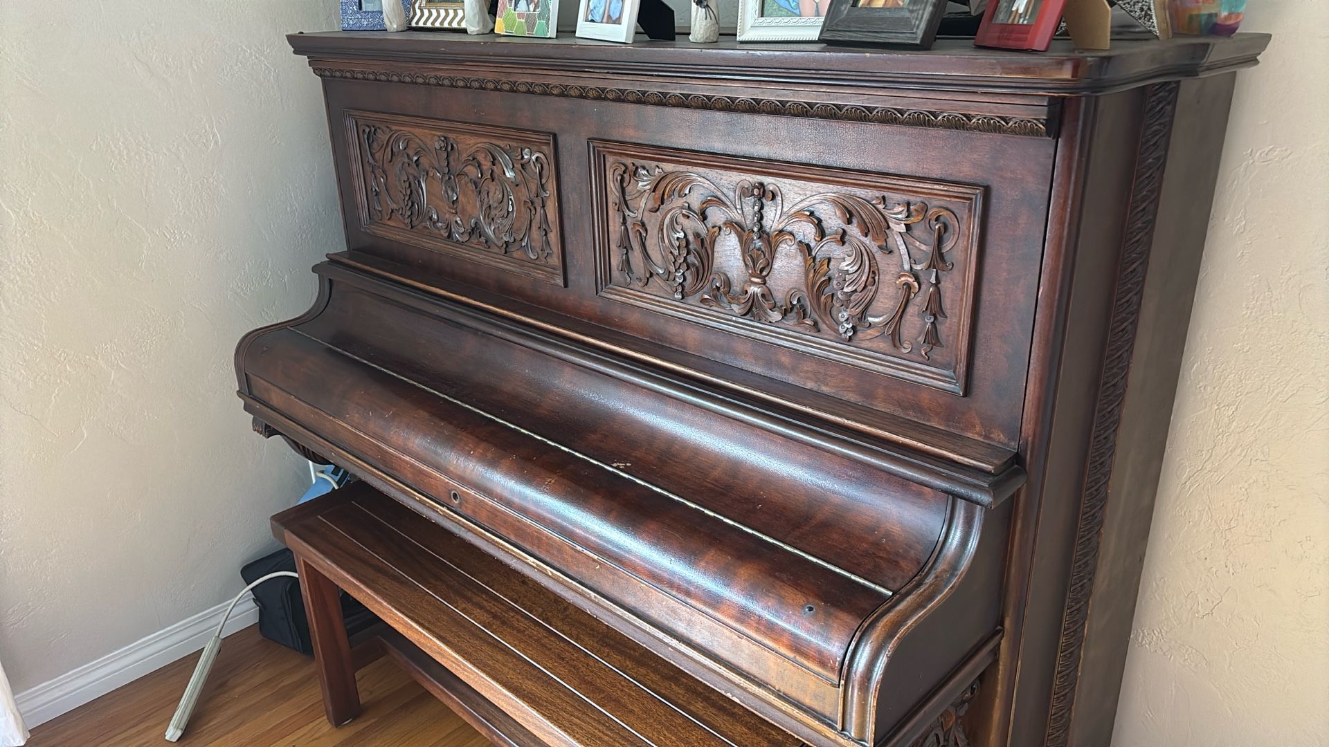 Antique Ivers & Pond Upright Piano