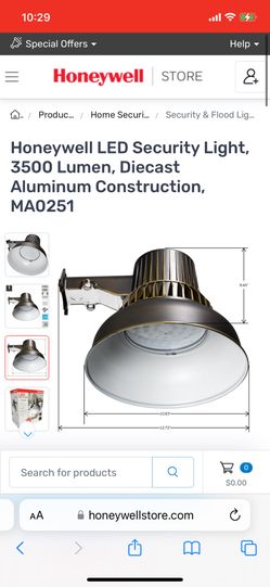 Honeywell LED Security/Utility Light $70 OBO