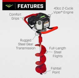 Earthquake Earth Auger 8” Combo E43