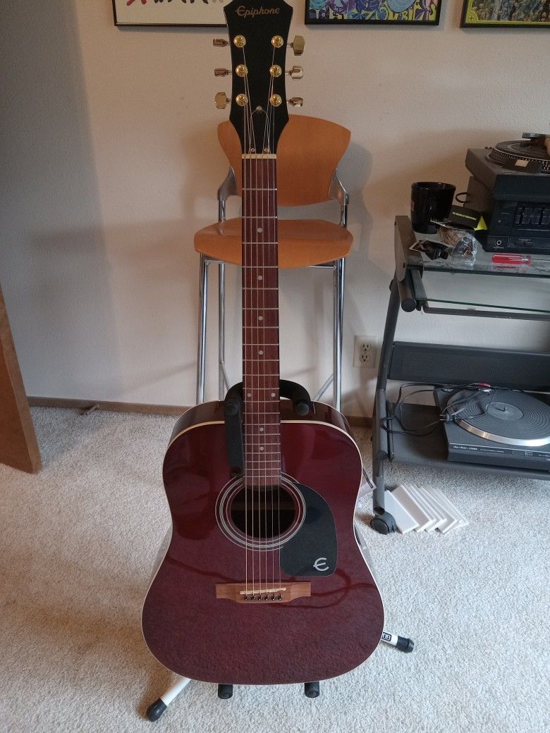 EPIPHONE DR 100 LTD EDITION WINE RED/GOLD TUNERS