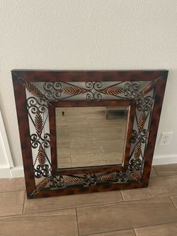 Wrought Iron Mirror
