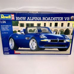1:24 Revell BMW Alpina V8 Roadster Z8 Model Kit New #07359