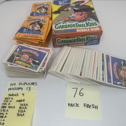 Topps 1987 Garbage Pail Kids GPK OS9 Lot 151 Cards Series 
